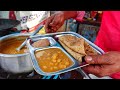 Delicious 'Triangle' Paratha | Plate Only 20Rs (0.28$)| Hard Working Men Selling Healthy Breakfast