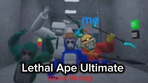 Playing "Lethal Ape" (scary horror gtag fan game)