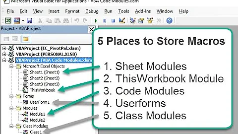 VBA Code Modules & How to Run Event Macros Based on User Actions