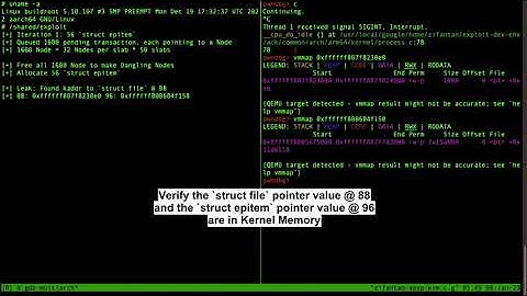 Cross-cache attack demo.