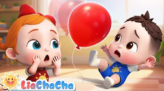 Up Up Balloon Song | EP196 | Catch Balloon Game for Babies | Nursery Rhymes & Kids Songs | LiaChaCha