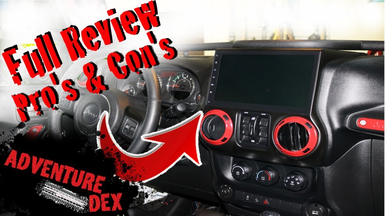 Jeep Wrangler Touchscreen Display - REVIEW Pro's & Con's - YouTube