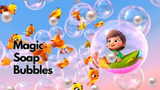Magic Soap Bubbles #kidsmusicvideo #kidssongs #learningthroughplay screenshot 1