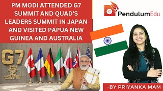 PM MODI ATTENDS G7 SUMMIT AND QUAD LEADERS' SUMMIT IN JAPAN | PM VISITS AUSTRALIA PAPUA NEW GUINEA