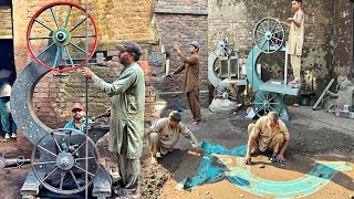 Incredible Process Of Giant BandSaw  Machine Making in Factory | Amazing Mechanics