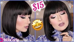 ✨WIG REVIEW! ✨ eNilecor  | Black - Bob - Bangs | AMAZON | $15!!! WOW