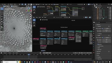 Phyllotaxis Spiral With Geometry Nodes | Blender 3.6.0 Alpha
