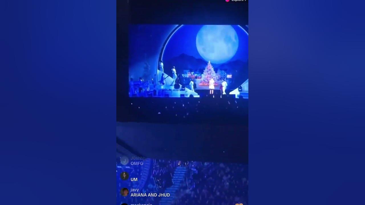 Mariah Carey brings out Ariana Grande & Jennifer Hudson to perform “Oh Santa!” at Madison Square Gar