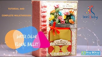 Mini Album Tutorial /Envelope Punch Board/Wedding theme album
