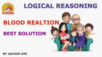 LOGICAL REASONING | BLOOD RELATION | PART - 1| NIMCET, JNU, BHU | BY ASHISH SIR