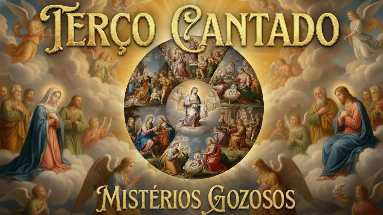 Terço Cantado - Mistérios Gozosos | Oração, Paz e Louvor à Nossa Senhora