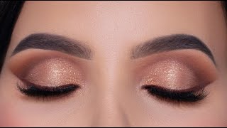 Bronze Glamorous Eye Makeup Tutorial | Bridal Inspired Eye Look