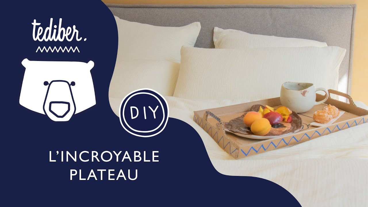 Tuto : fabriquez une table de lit à roulettes pour petit- déjeuner au lit !