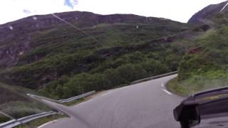 Geiranger cruising Honda Goldwing GL 1800