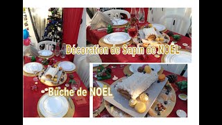 VLOG, ON DÉCORE  LE SAPIN, AVEC MES GARÇONS, BÛCHE DE NOËL, sabrina tvk