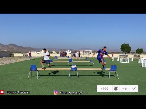 سباق موانع باستخدام حواجز