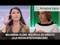 Macarena Olona destroza a la socialista Susana Díaz en directo