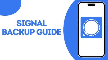 How To Back Up Signal Chats on iPhone ?