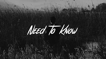 Calum Scott - Need To Know (Lyrics)