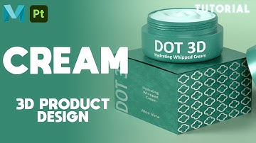 Cosmetic Skincare Cream Modeling & Texturing - Maya & Substance Painter