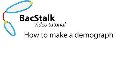 BacStalk tutorial 6: Hot to make a demograph diagram