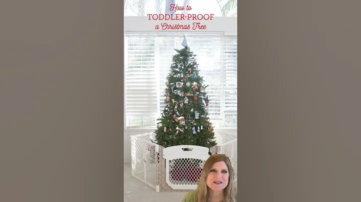 How to Toddler-Proof a Christmas Tree | Real-Life Mom Hack 🎄👶