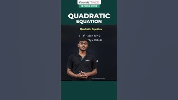 QUADRATIC EQUATION shortcut explained by MADHAVAN SIR 💥
