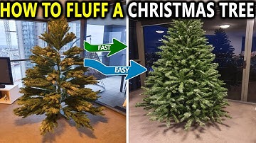 How to Fluff a Christmas Tree | Easy Fastest, Best way to fluff a christmas tree Properly Steps 2022