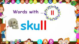 Learning Phonics words ending with 'll' with Bandu's KIDS LAB