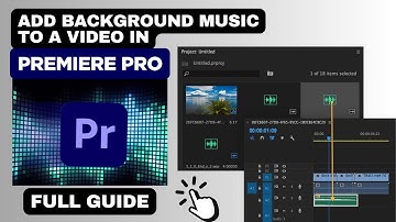 How To Add Background Music To a Video in Premiere pro (Step by Step) 2025
