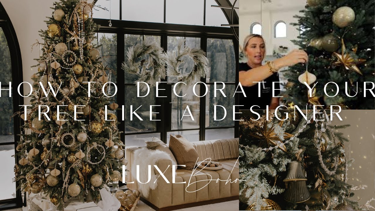 How to Decorate Your Christmas Tree Like a Designer - YouTube