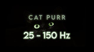 25-150 Hz CAT PURR 1HR | Stress relief, blood pressure, pain relief, relaxation