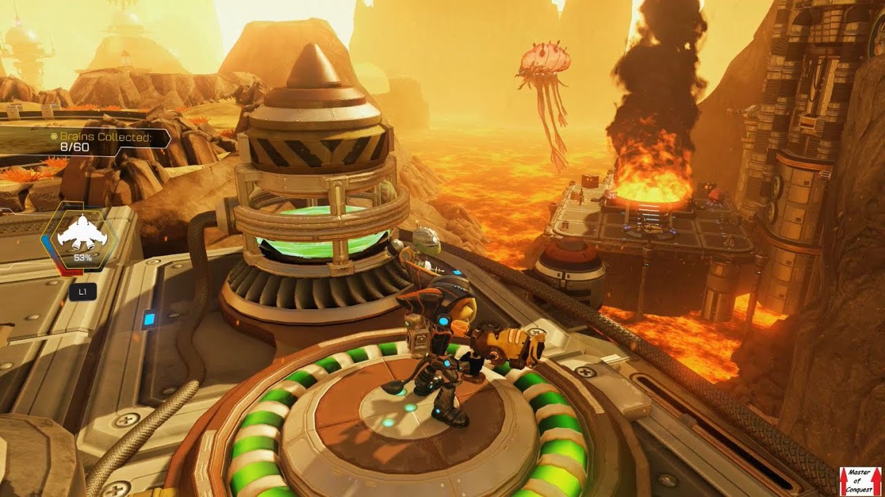 Ratchet & Clank (PS4) Walkthrough Part 14 Brain Collection
