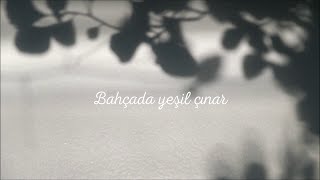 Elvira Sarıhalil - Bahçada Yeşil Çınar (lyrics, subtitles, translate) Live guitar