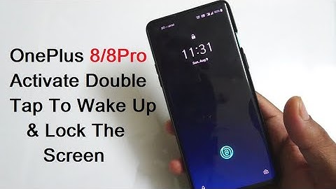 Oneplus 8 / 8 Pro / 8t Double Tap To Lock Screen | Double Tap To Wake Up | Tips and Tricks