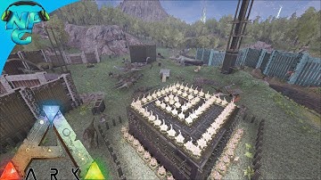 S4E36 RAID - Back and Forth Battle - Our most Ridiculous Raid yet! ARK: Survival Evolved PVP Season