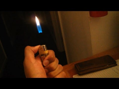 This Lighter Flame Looks like as if it is Levitating Separately