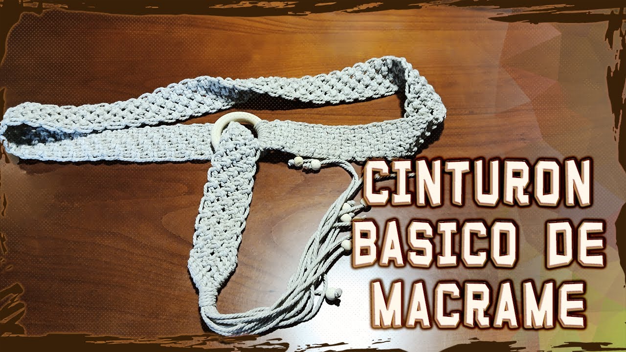 Cinturón Básico de Macramé