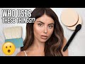 Full face using THOSE brushes 👀 CHEAP APPLICATOR CHALLENGE! finally making this video lol