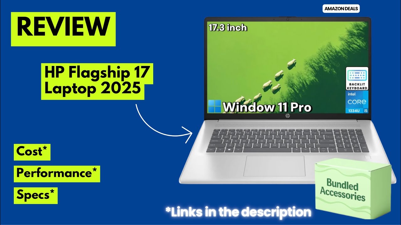 HP Flagship 17 Laptop 2025 Review| 13th Gen Intel i5 + 32GB RAM +