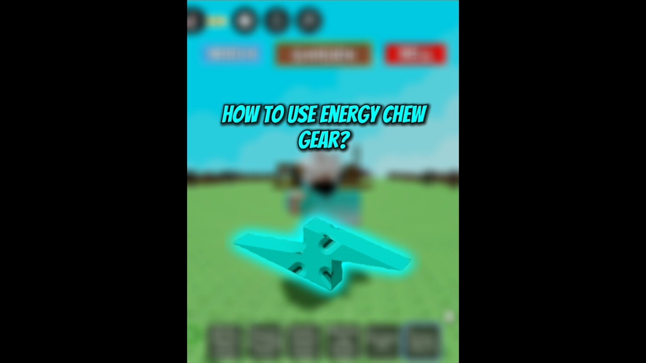 This is how you can use the Energy chew gear in Roblox Grow a Garden.. 