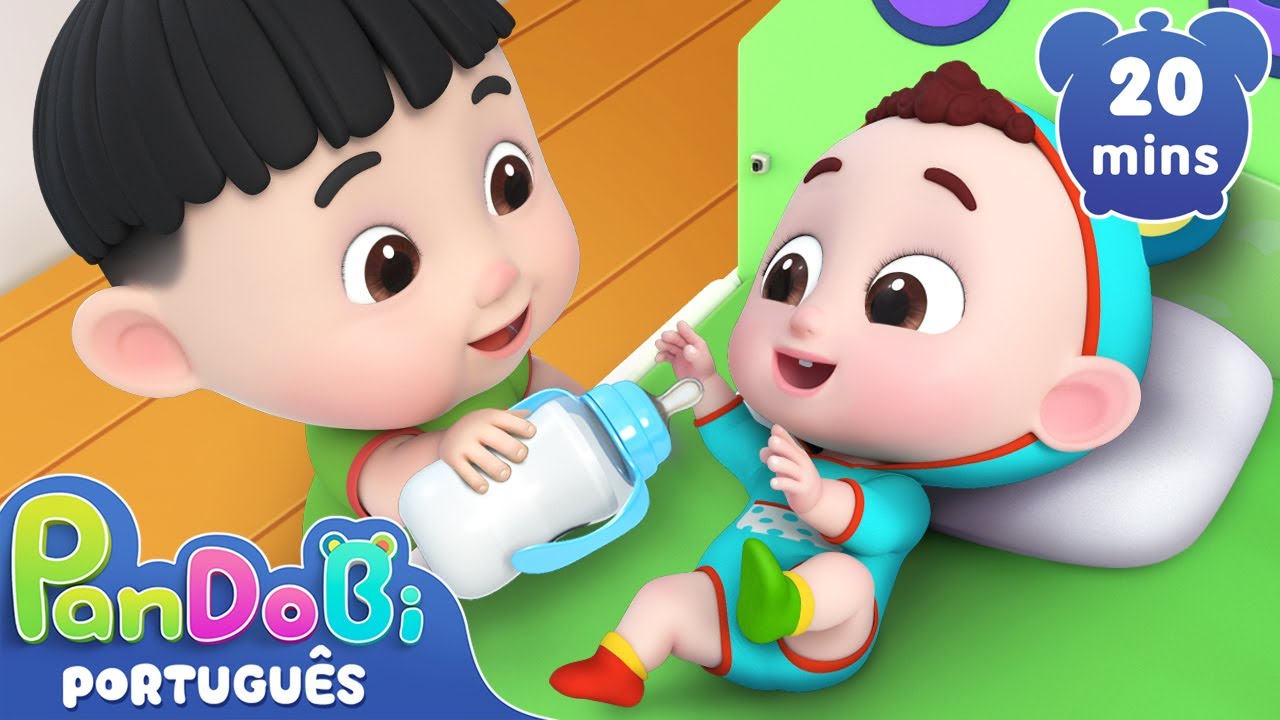 Bebezinho Brinca de Babá 👶  🍼 - Super Pandobi em Português