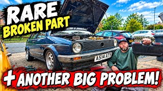 THE STRUGGLE IS REAL!  Fix one problem find another! GOLF MK2 REBUILD OFF THE ROAD for 19 YEARS!