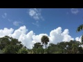 Puffy Clouds Over Cocoa Beach Time-Lapse Video