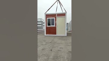 So Easy! To Build A Home! Baida Foldable Prefabricated Container House Tiny Home Small Office
