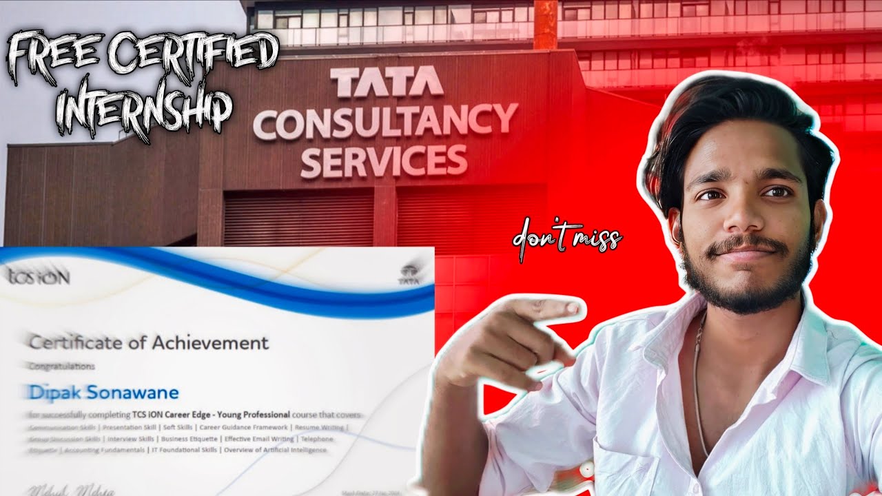 🔥 Free TCS Certified Internship for Students & Freshers | TCS iON ...