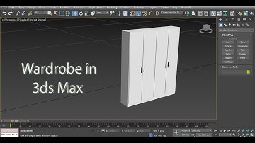 Wardrobe in 3ds Max | wardrobe modeling in 3ds max | cabinet in 3ds max