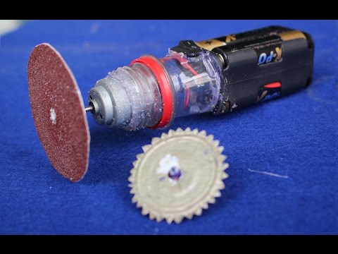 How To Make A Mini Sander Machine And Dremel Tool