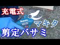 マキタ充電式電動剪定バサミは驚きの能力！ の動画、YouTube動画。