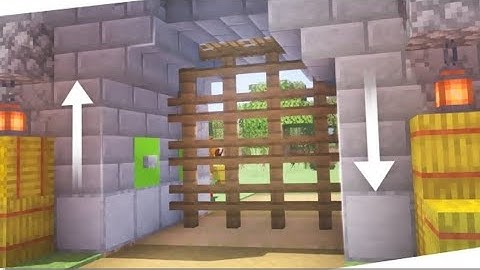 Minecraft: How to Build an Automatic Castle Gate (Easy Redstone Tutorial!)